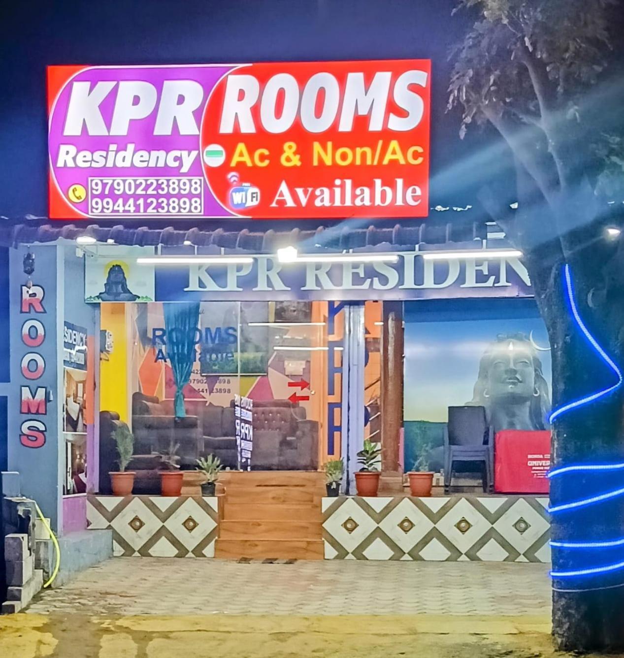 Hotel Kpr Residency Near Isha - Adiyogi Alāndurai Esterno foto